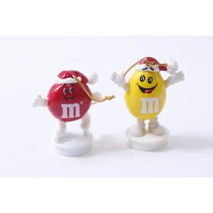 Lot, M&Ms, Plastic, Candy, Toppers, Ornament, Christmas, Vintage, Holiday, , 250